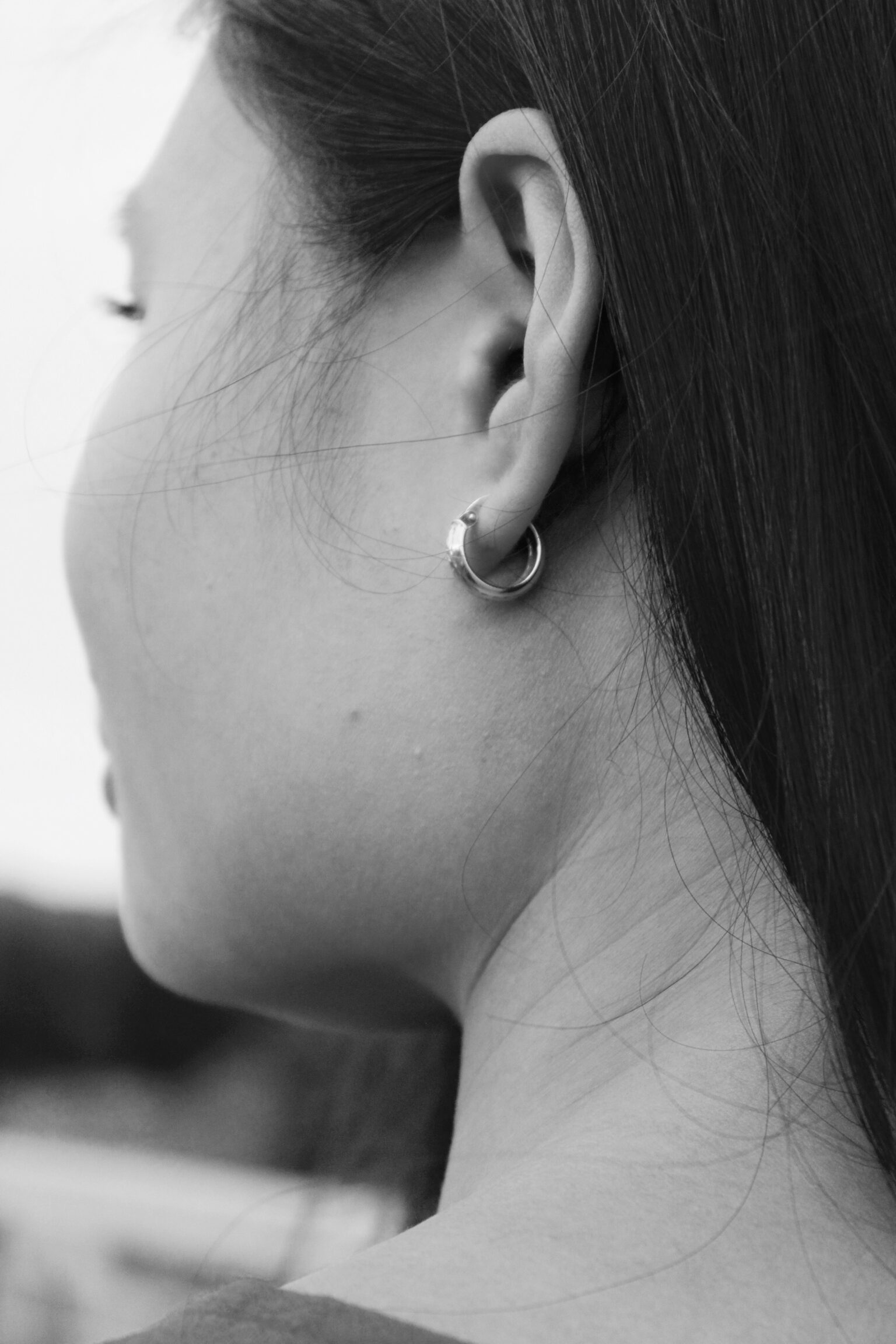 woman's ear